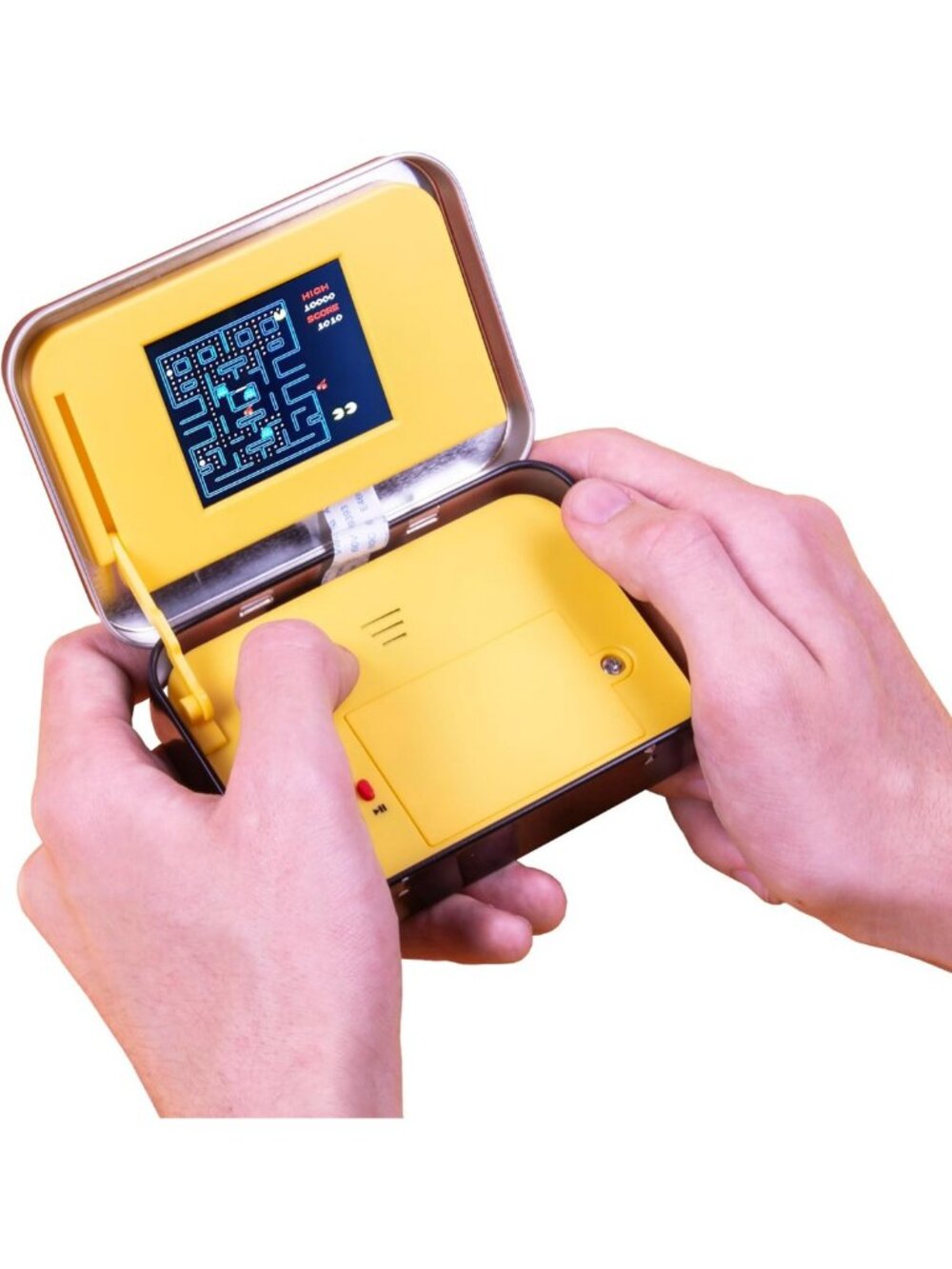 Classic Arcade Game in a Tin - 8-Bit Pac-Man with 4” Screen & Original Sounds